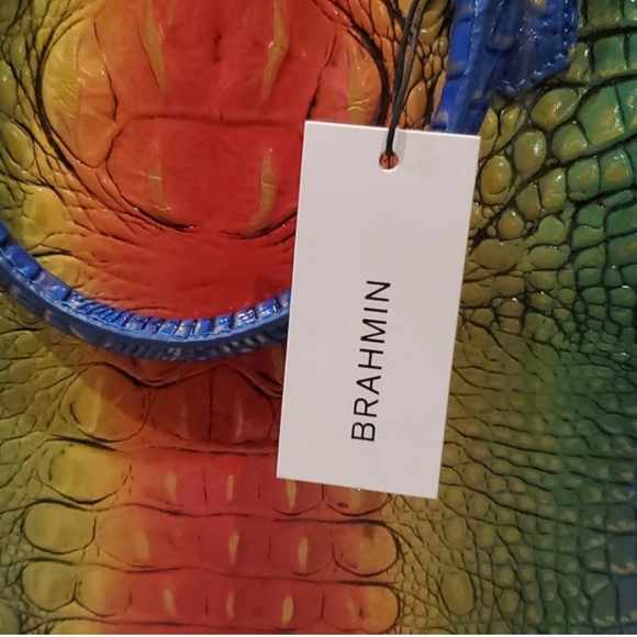 Rare Brahmin Popsicle Ombre Melbourne Duxbury Satchel-NWT - Picture 2 of 12